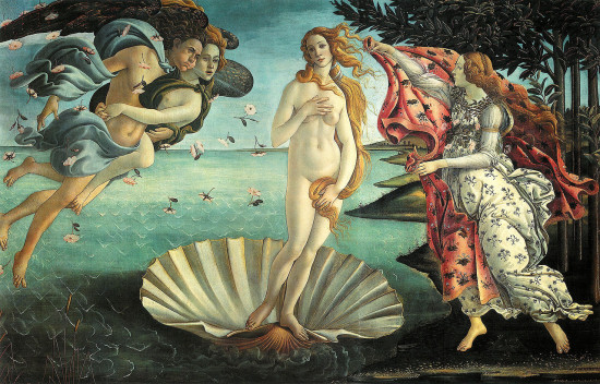 Nascimento de Vênus Botticelli